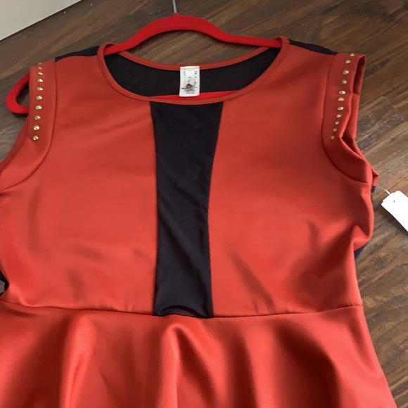Unworn Eien Rust Skater Dress Size 1X - Picture 2 of 12